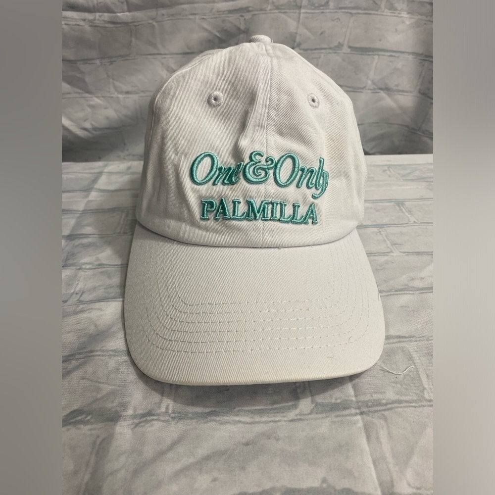 ONE & ONLY PALMILLA LUXURY BEACH RESORT IN LOS CABOS WHITE BASEBALL HAT